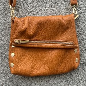 HAMMITT VIP Med Cross Body Clutch, Nectar Tan
